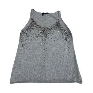Eileen Fisher Squinted Sleeveless Sweater Top Women's Cashmere Cotton, Size PL